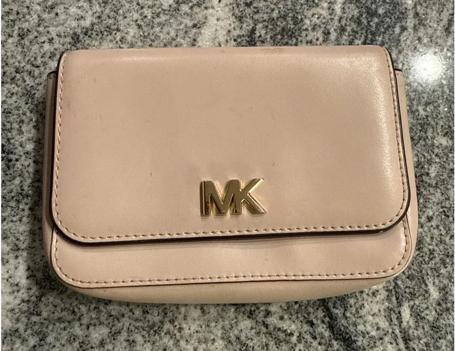 Michael Kors Belt Bag Pink With Gold Hardware S/M No Belt
