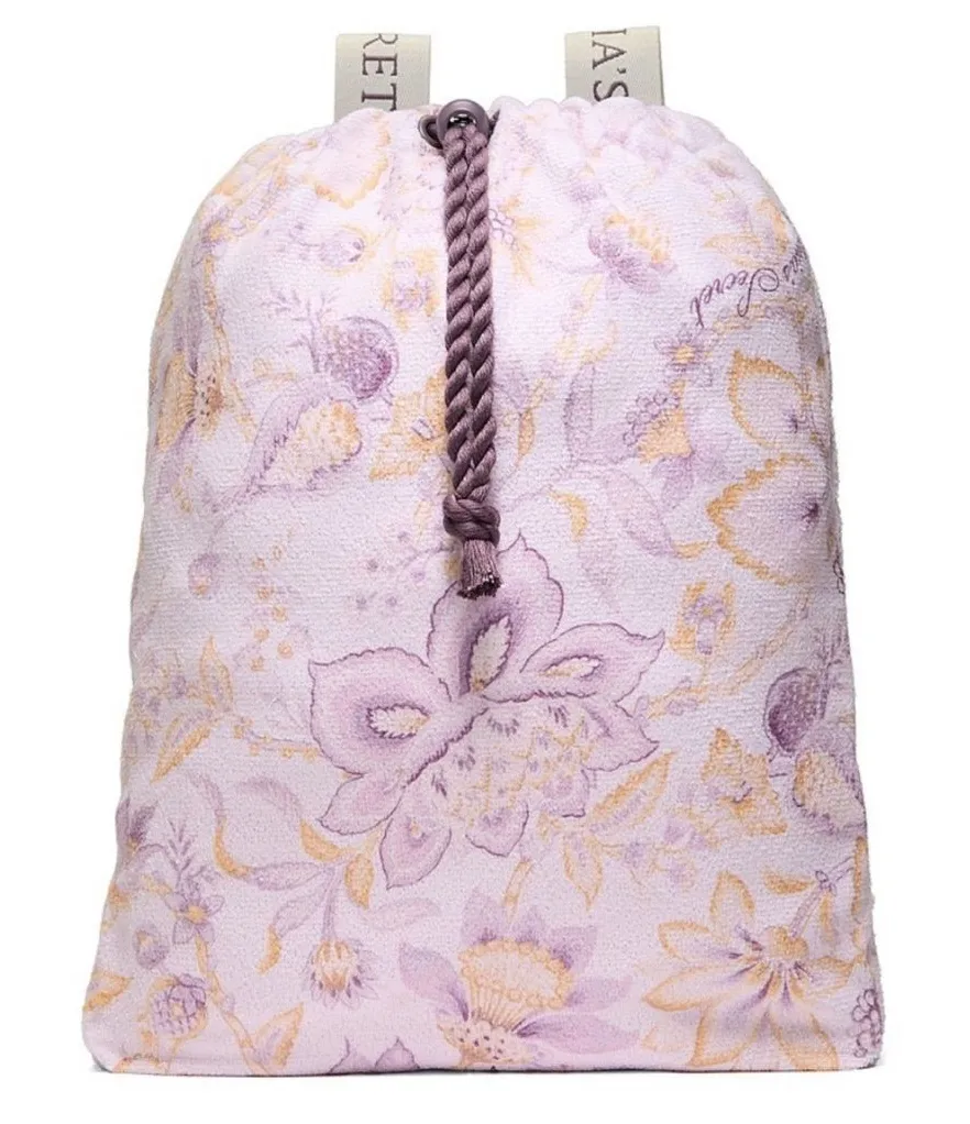 NWT Victoria's Secret Packable Floral Beach 2 In 1 Towel Convertible Backpack