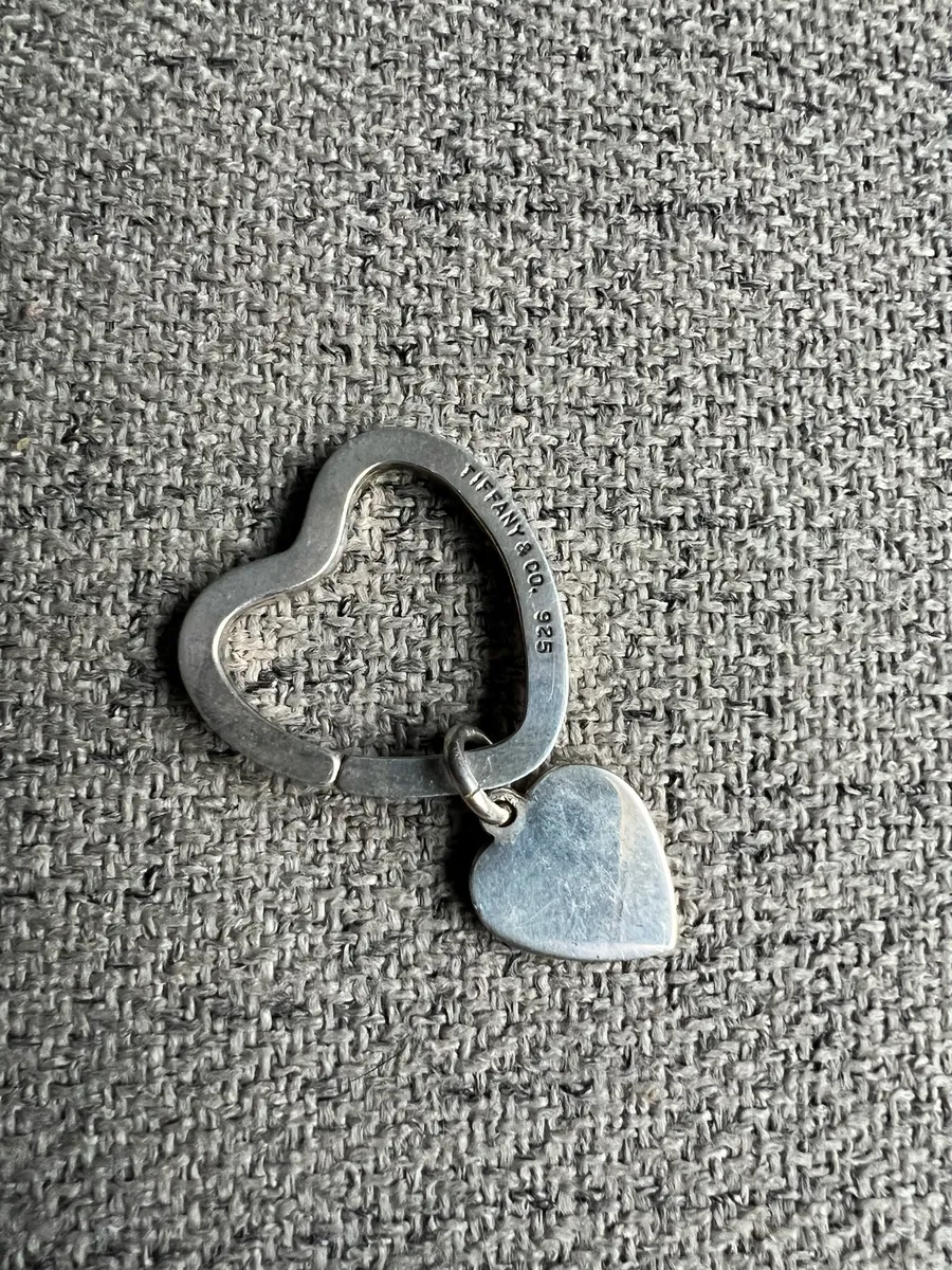 Tiffany & Co. heart shaped key ring