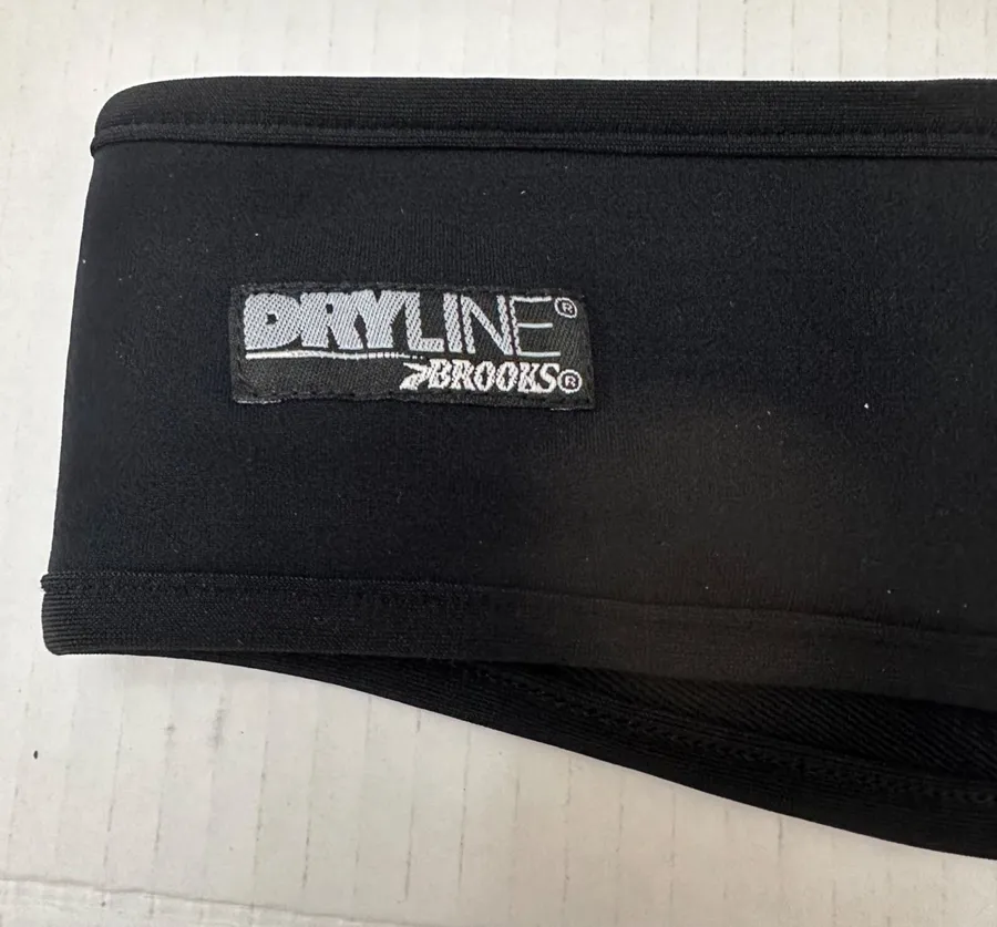 Vtg Brooks Womens One Size Black DryLine Headband AH6101 NWT