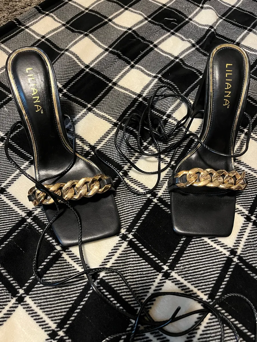 Black heels
