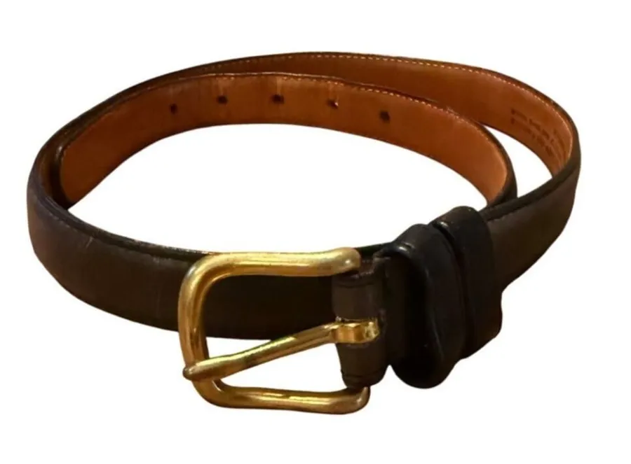 VTG Coach Brown Leather Belt Women’s Size 32
