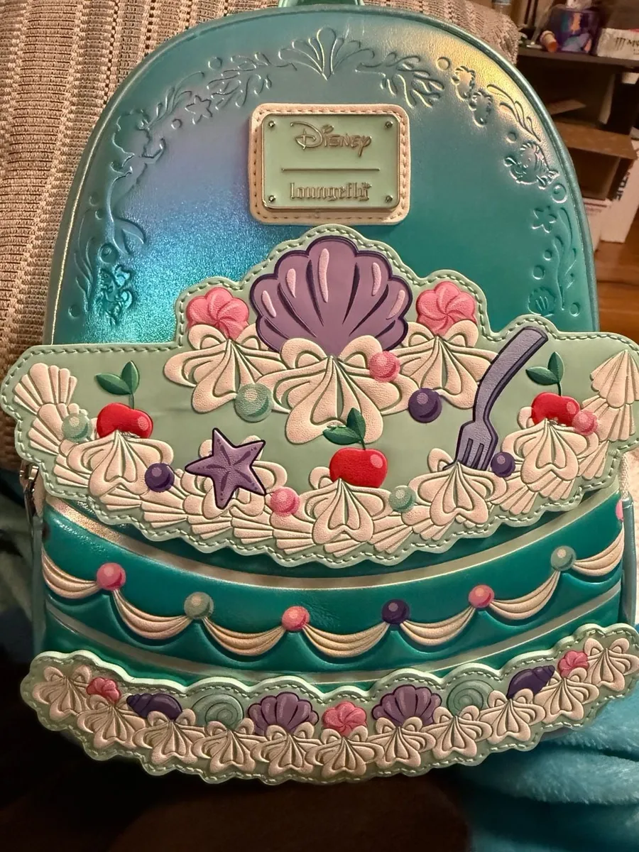 Loungefly Disney The Little Mermaid Ariel Cake Mini Backpack