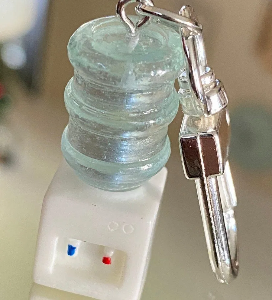 💚 funny & Kawaii water server Keychain/charm,bag accessory✨NEW! Gift💚