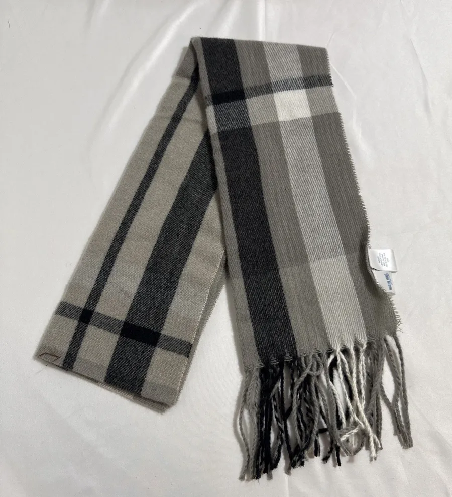Highland Original Gray Scarf Women’s 36” Long Winter Warm Accessory