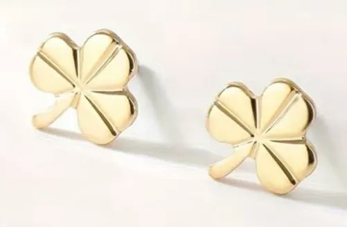 Elegant and Sexy Clover Leaf Stud Earrings