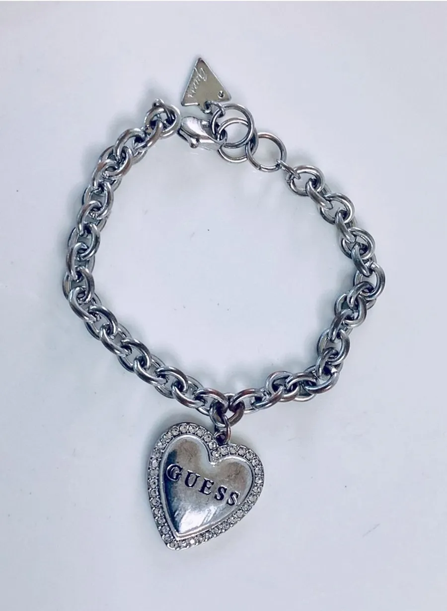 Guess Heart Tag Bracelet