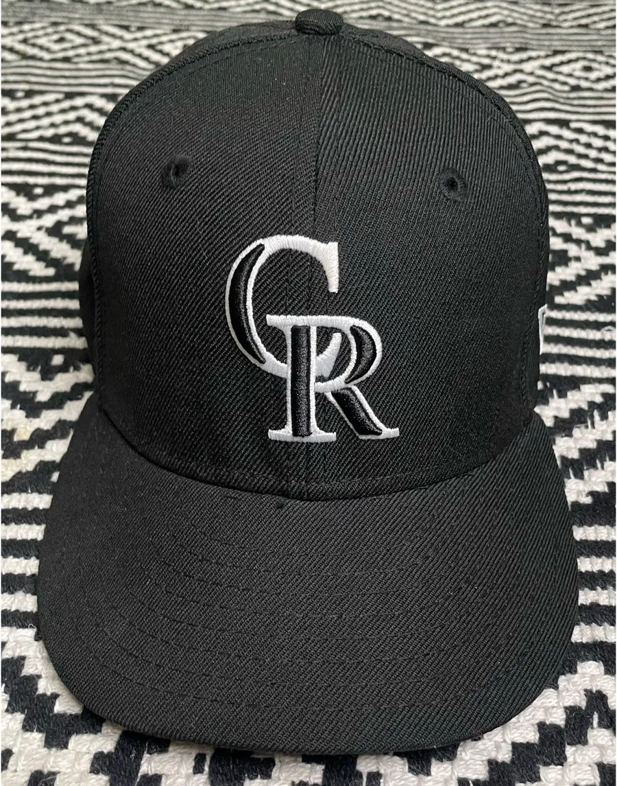 Black Colorado Rockies Hat