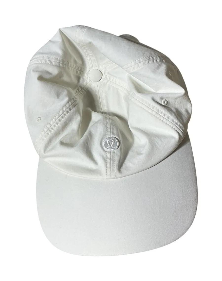 Lululemon Baller Hat Soft Baseball Cap Womens OS White Sporty Adjustable LW9EBBS