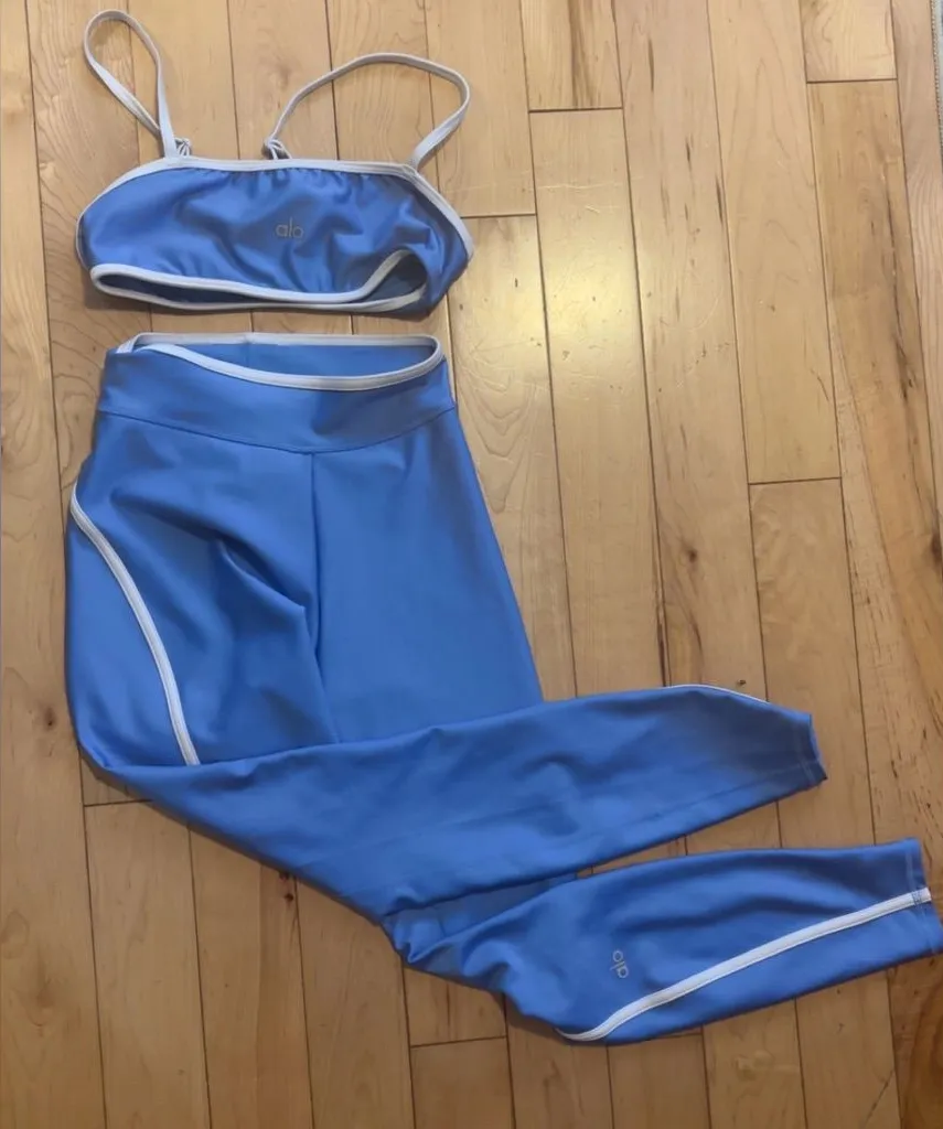 ALO CRYSTAL CLEAR BLUE/WHITE AIRLIFT SET