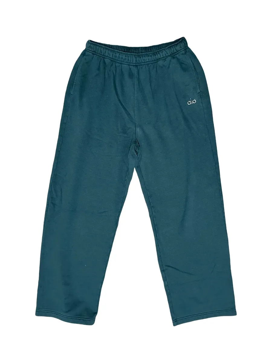 ALO Yoga Women's Size XL Fleece Pull On Straight Leg Sweatpants