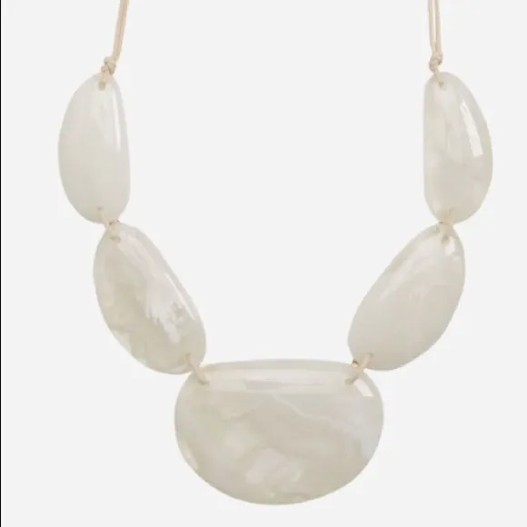 Restocked by popular demand- OVERSIZE RESIN STONE NECKLACE