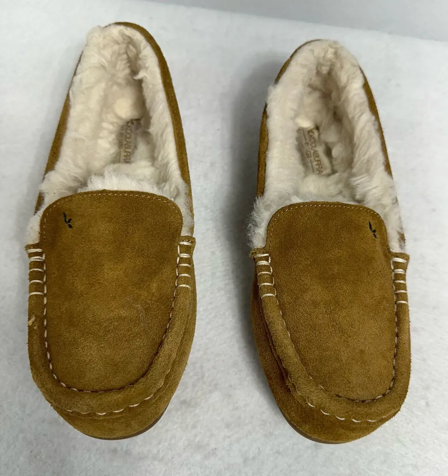 Koolaburra By Ugg Shoes Womens Size 6 Slippers Moccasins Cozy Wool Suede Leather