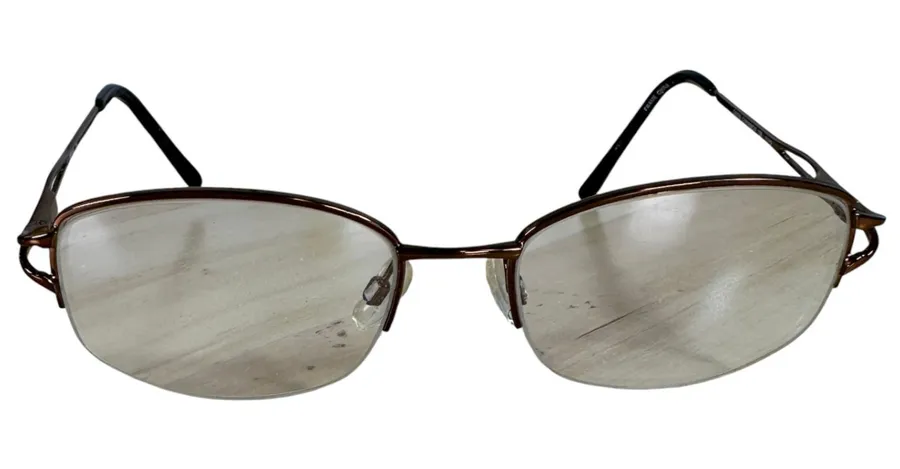 Genesis Altair Cinnamon Glasses Frames Half Rim Brown Bronze G5000