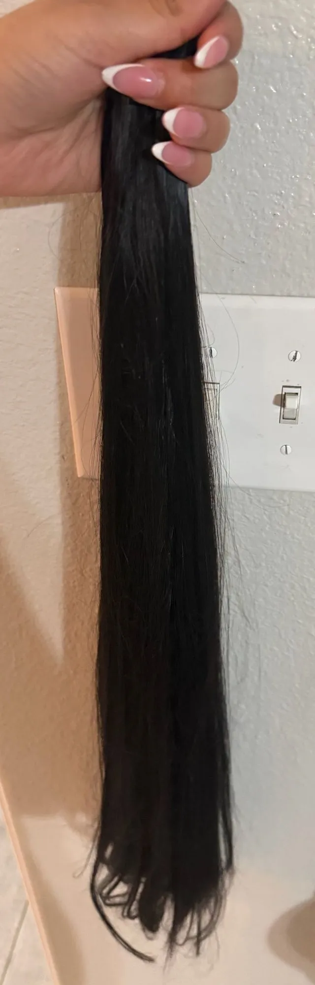 Human hair extensions Black Size undefined