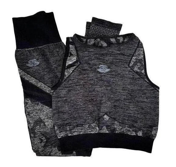 Engineered Life Black Camo Legging Sports Bra Matching Set Sz M Size M