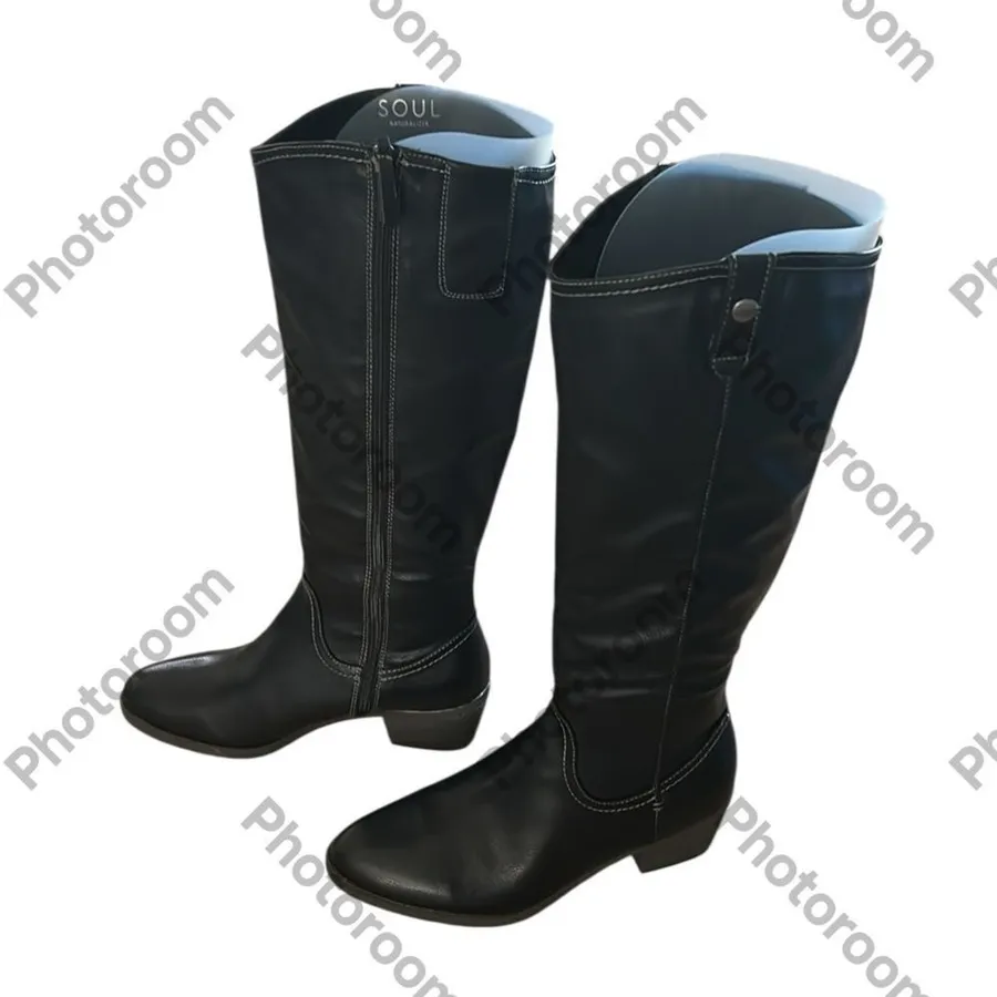 Naturalizer Women's Zoya Western Boot, Black, Size 9.5, NWOT Black