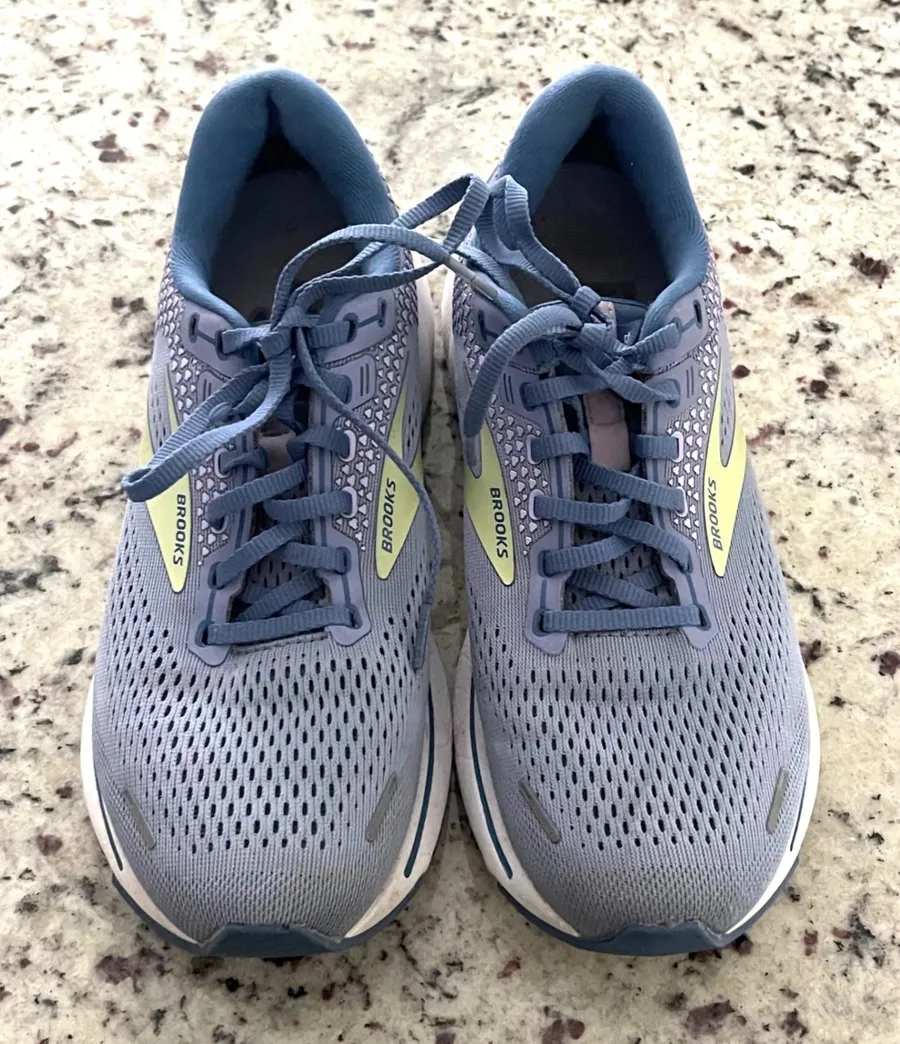 Brooks Ghost 14 Womens Running Shoes Blue Green 1203561B544 Size 9.5 Medium B