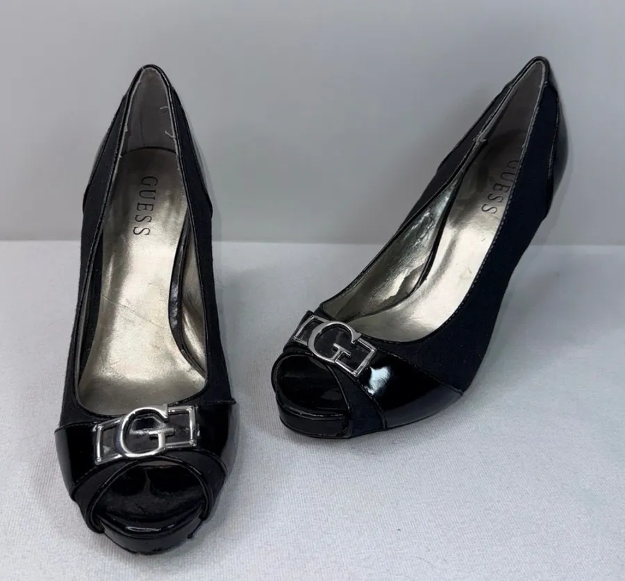 Black guess heels