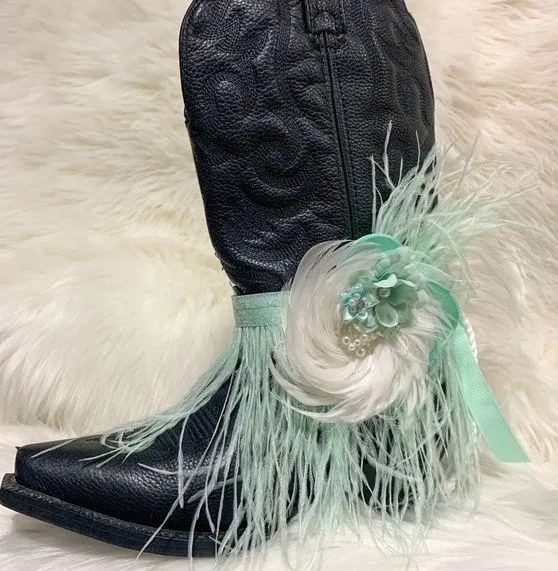 Boot Bands/Cuffs Green