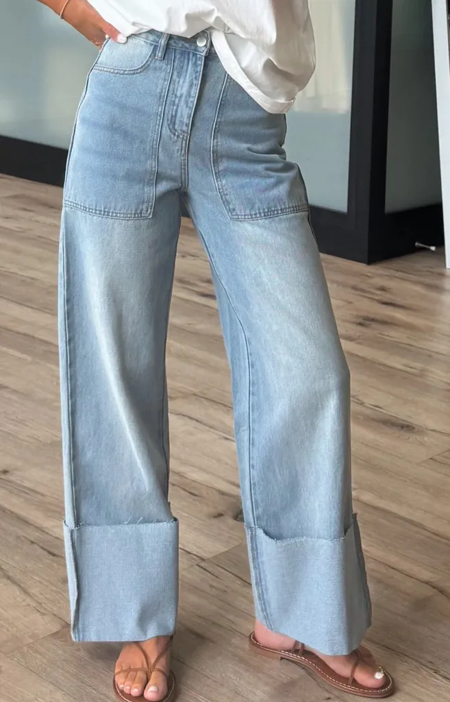 TALULAH Light Blue Denim Jeans -NEVER BEEN WORN