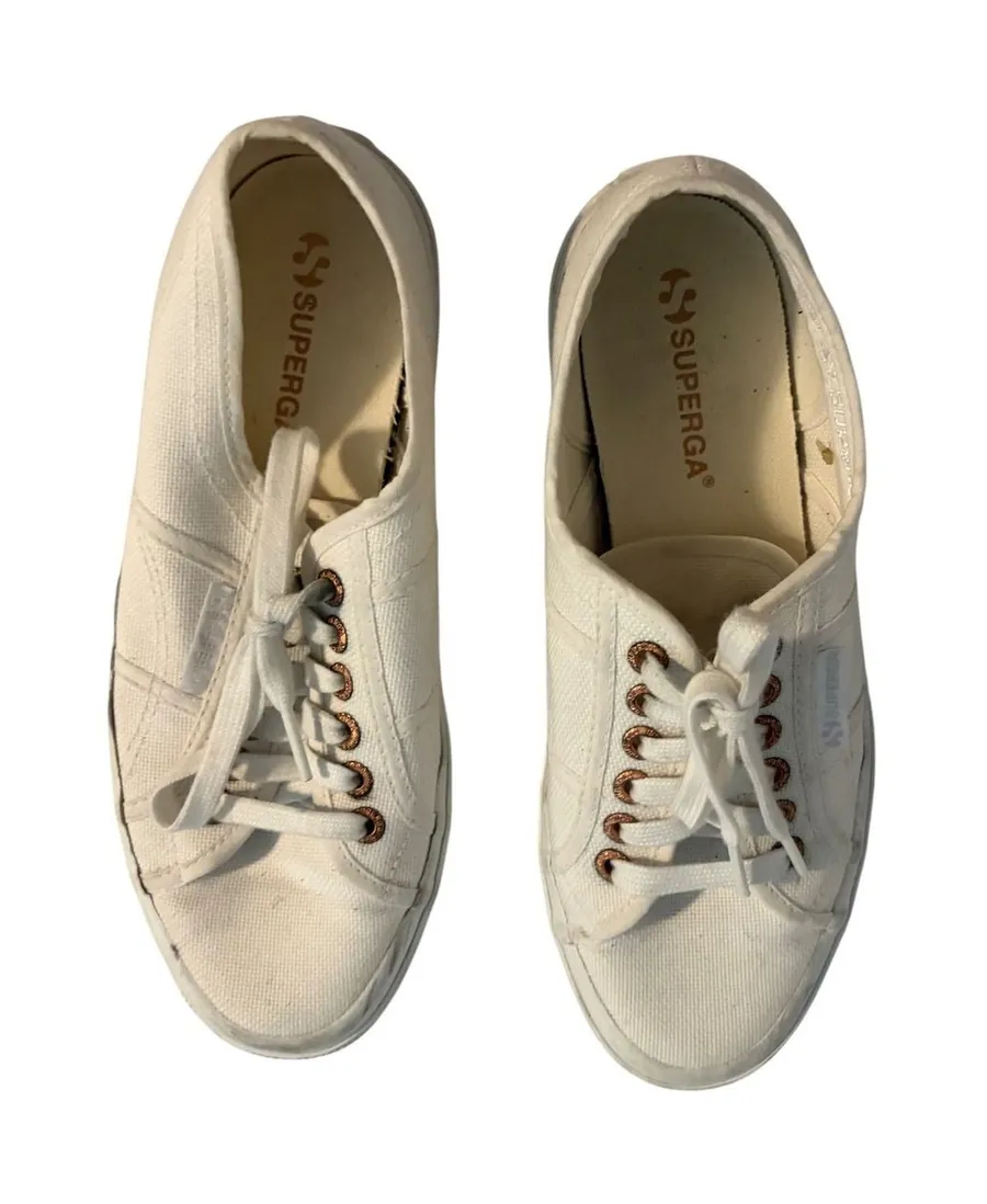 Superga 2750 Cotu Classic Sneakers White Canvas EU 39