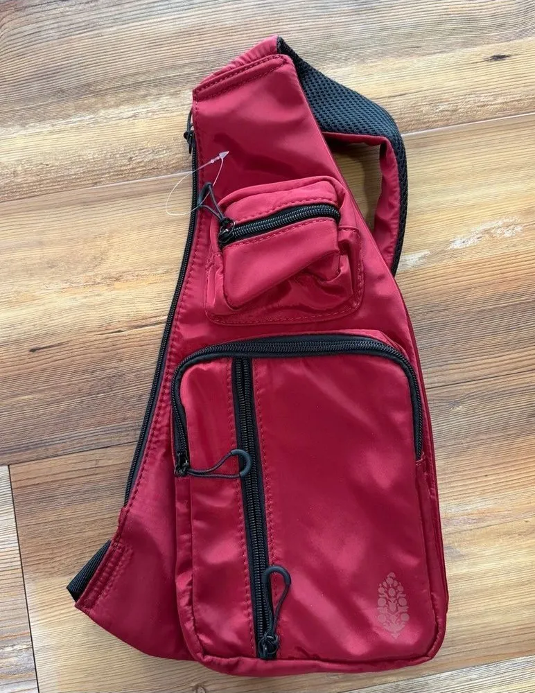 Free People Sprinter Sling Bag #250910 Red