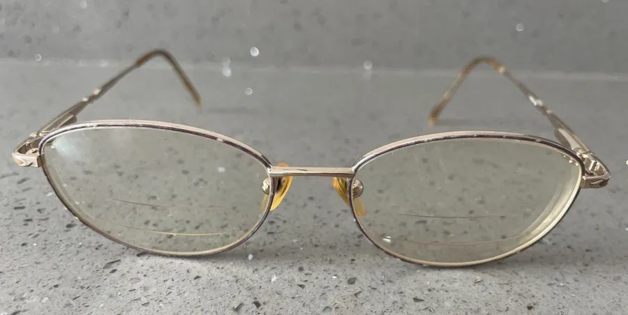 Savvy 51-16-130 Eyeglasses Frames ONLY Glasses Full Rim gold Vtg