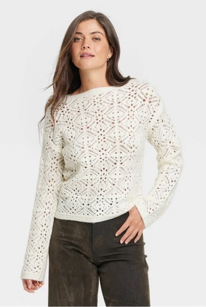 Universal Thread openwork sweater