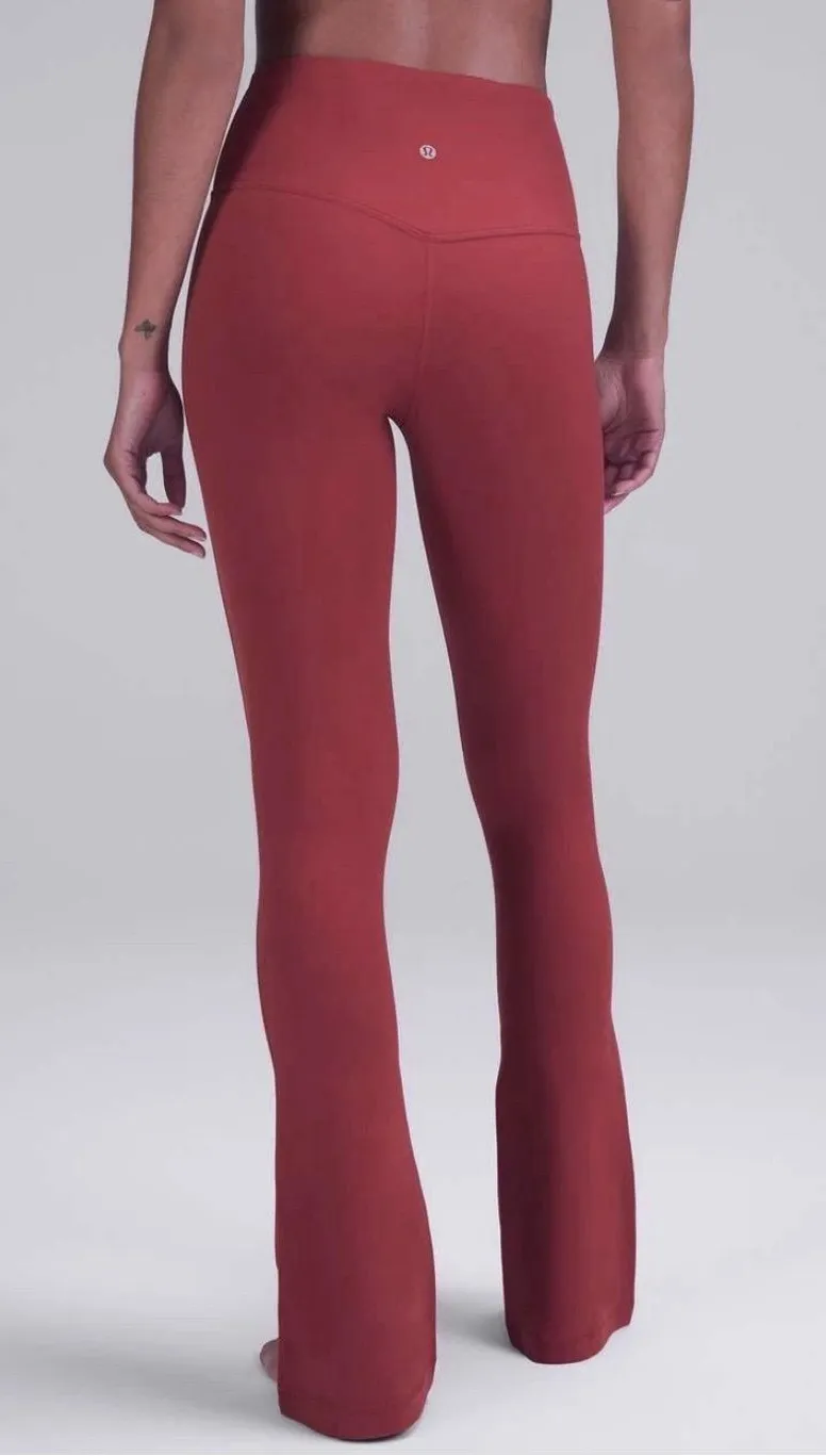 Lululemon Align High-Rise Mini Flare Pant Legging 8 Cinnabar / Burnt Russet Yoga