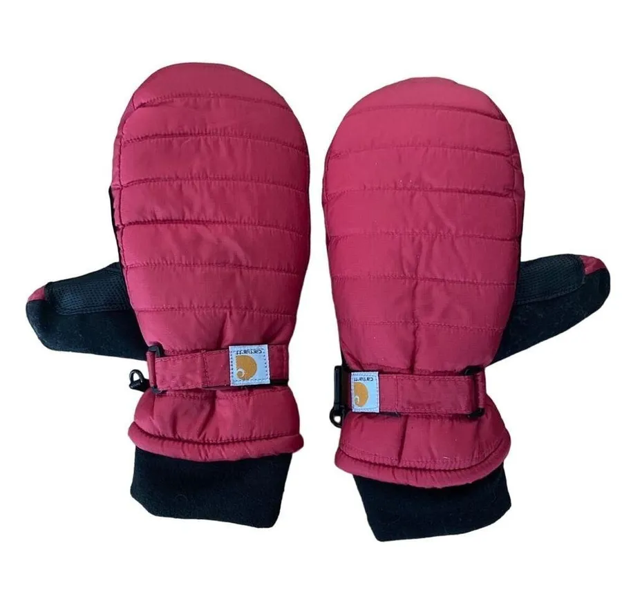 Carharrt WOMEN'S QUILTS MITT STYLE #WA625 in crabapple color