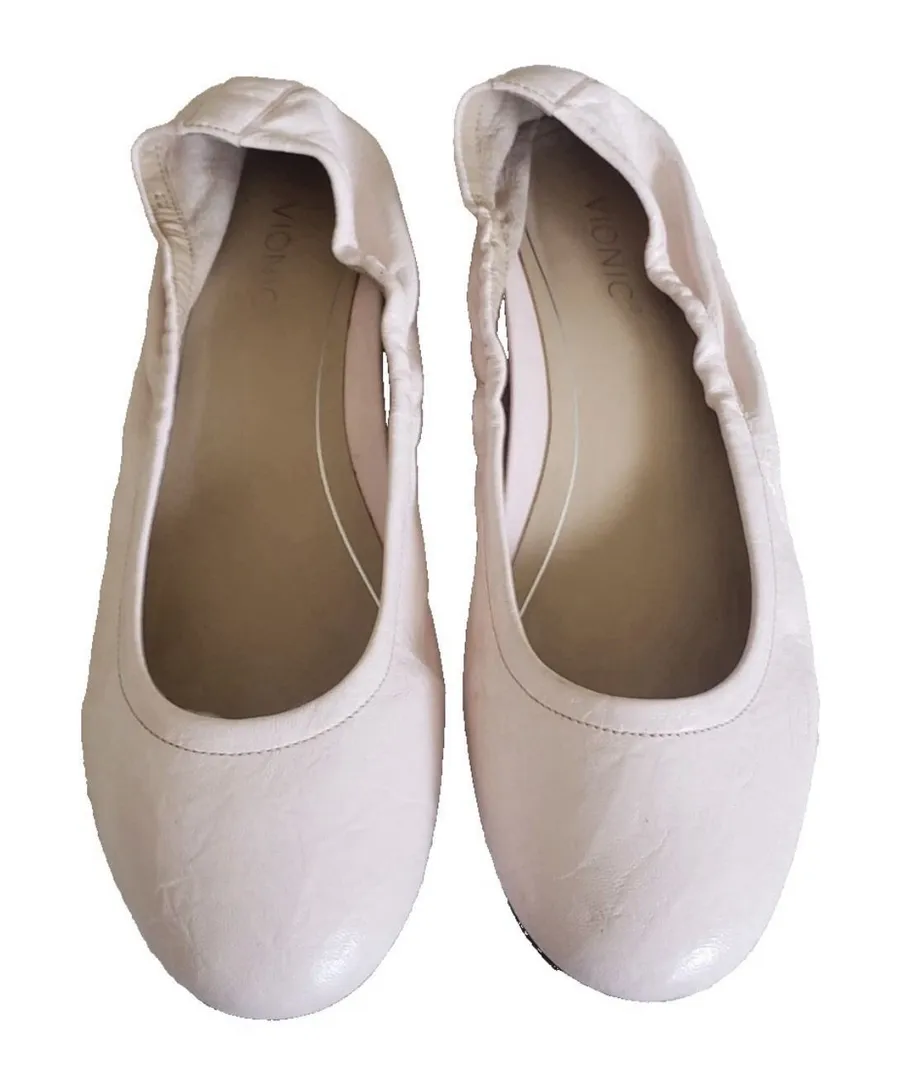 Vionic Alexa Ballet Flat Shoes Women's Size 5 Light pink Leather comfort shoes