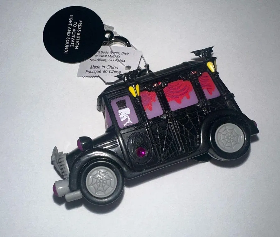 Bath & Body Works Halloween Haunted Hearse PocketBac Holder (Light & Sound)