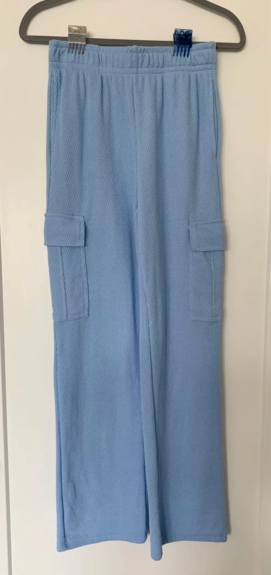 Light Blue Cargo Sweatpants