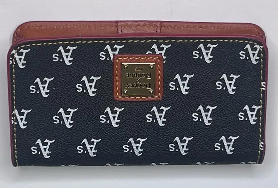 Dooney & Bourke MLB Oakland A's Athletics Large Slim Phone Case Wallet Clutch