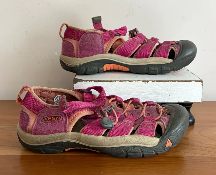 Keen Newport H2 Pink Purple Hiking Water Sandals Women 5 Big Kids 3 1014267