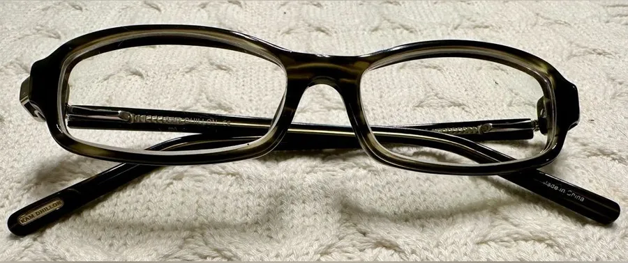 Kam Dhillon Eyeglasses KD3026 Olive Plastic Frame 51