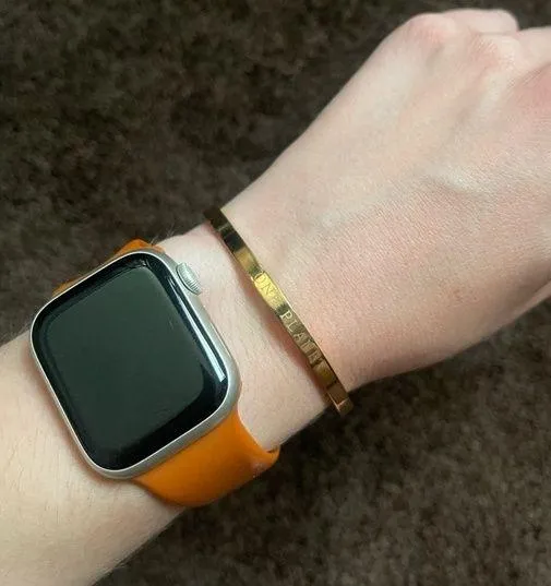 One Planet brass adjustable bracelet Gold
