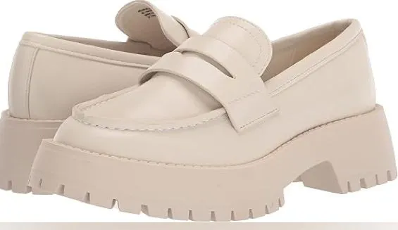 heather loafer Platform Shoes Sz 9