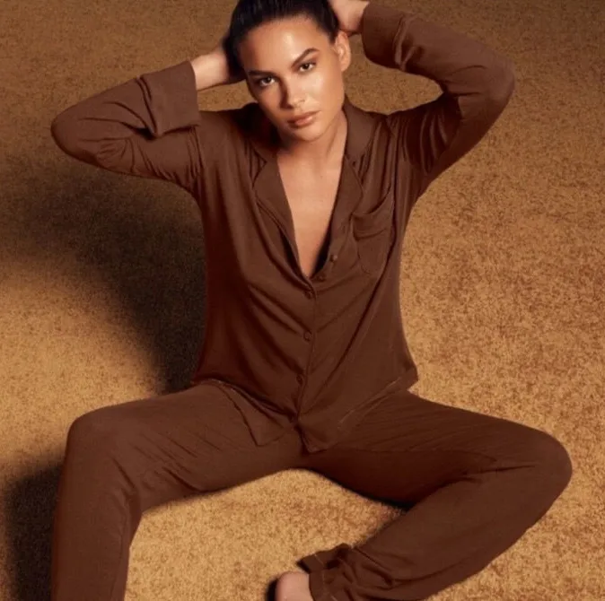 SKIMS Cocoa Pajama Set! L