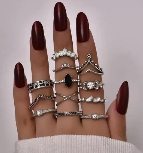 3/$30 ๐ค Boho Ring Set Silver