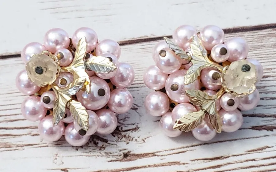 Vintage Clip On Earrings