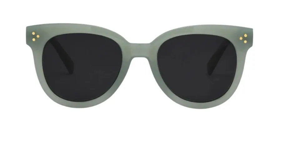 Anthropologie x I-Sea Cleo Mint Green Polarized Sunglasses Sunnies Avocado/Smoke