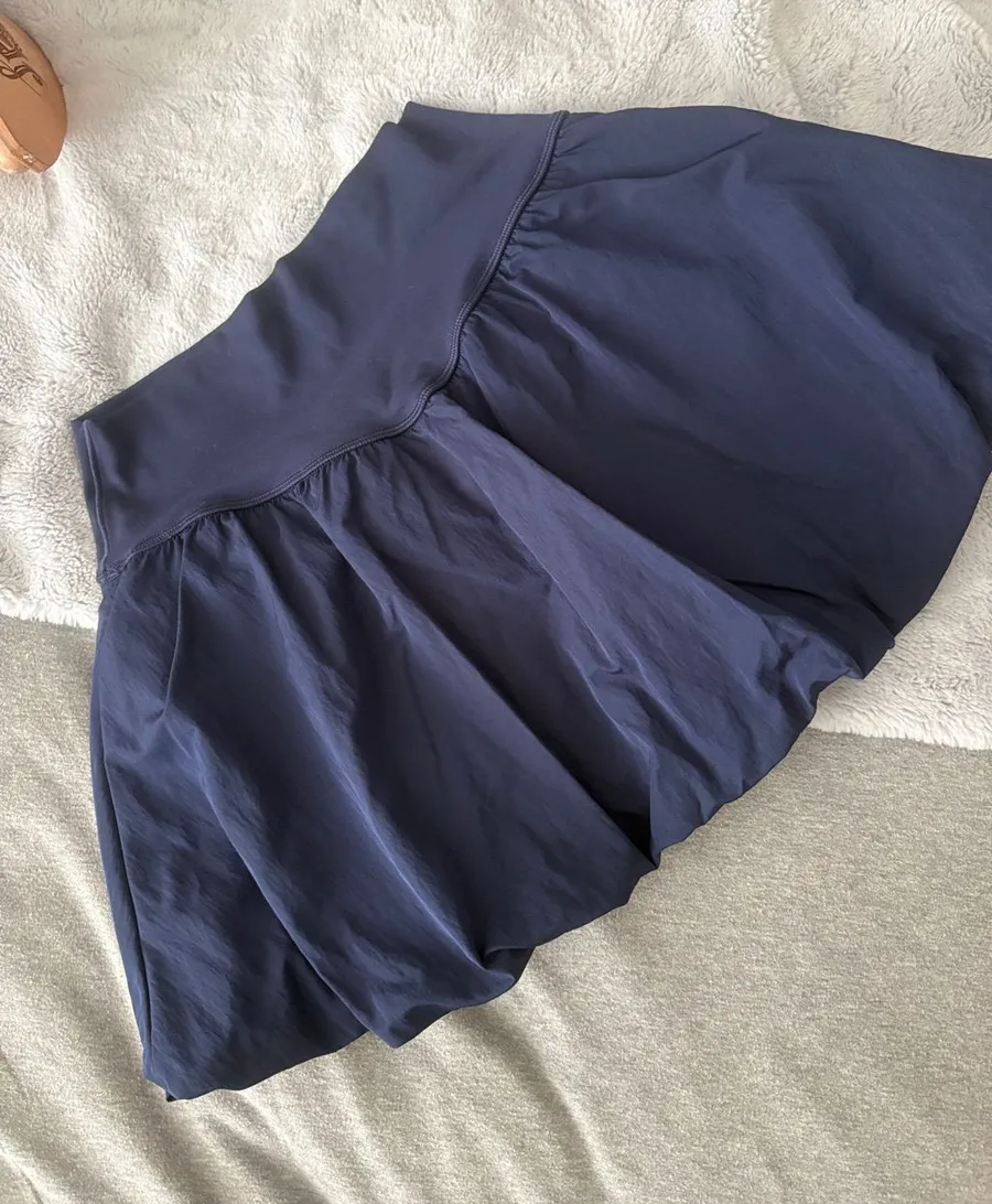 EUC Offline by aerie Navy Bubble Hem Skort Size M