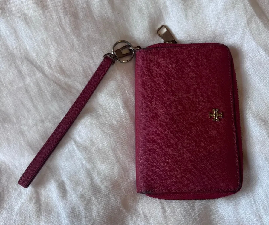 Tory Burch Red Wristlet Wallet