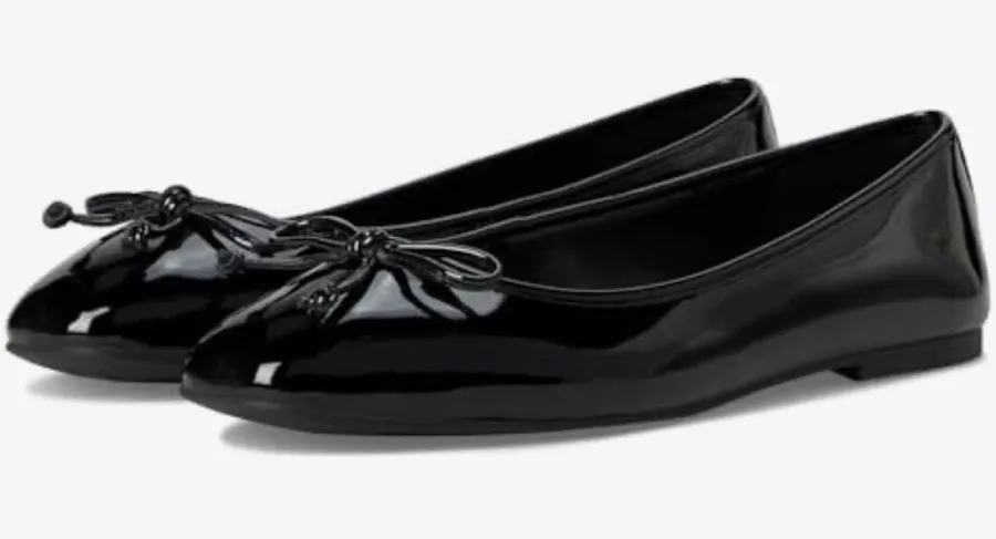 Cole Haan Yara Soft Black Patent Leather Ballet Flats 10B $160 Retail