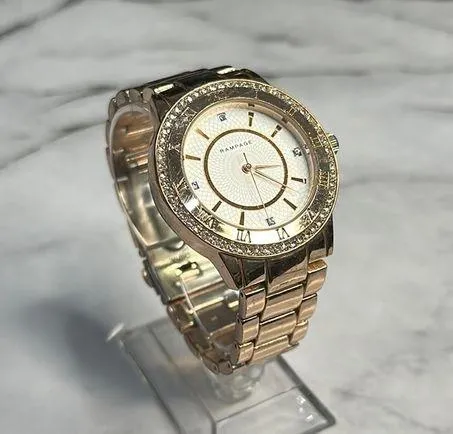 Rampage Womens Rose Gold Wristwatch