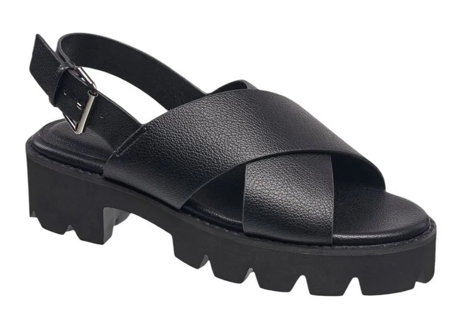 French Connection Black Slingback Sandals(Size 8.5)