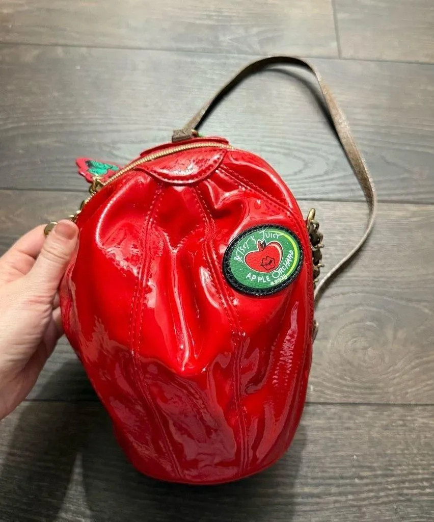 Betsey Johnson Rare Apple Orchard Crossbody Bag Purse