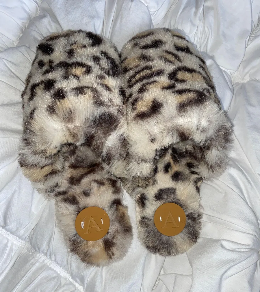 Cheetah Slippers